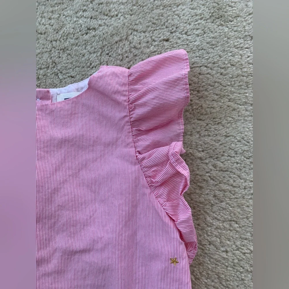 Gap x Disney Baby Size 18-24 Months Dumbo Flutter Sleeve Striped Dress